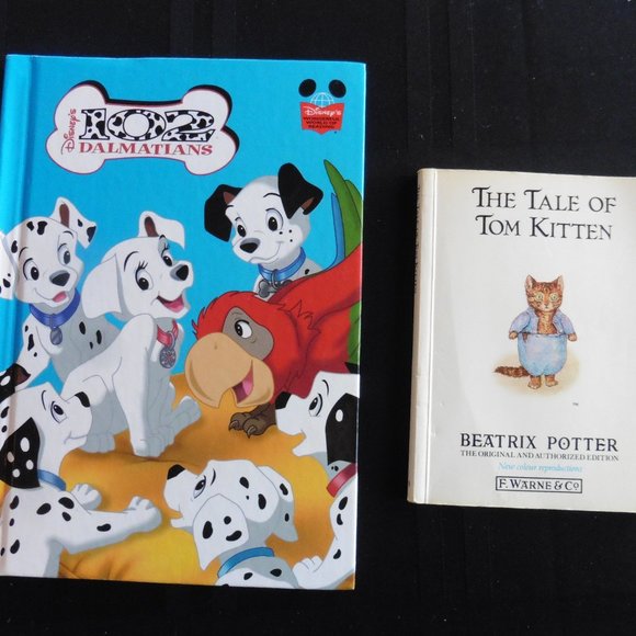 Disney 102 Dalmations Book & The Tale of Tom Kitten - Picture 1 of 4